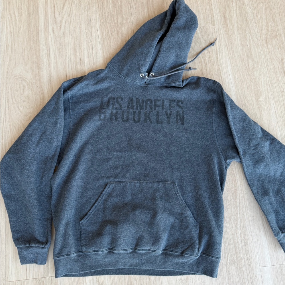 Los Angeles Brooklyn Charcoal Hoodie